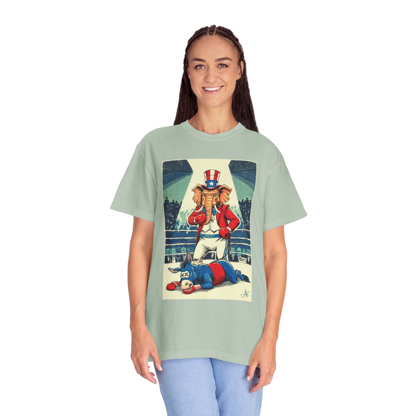 "Brutal Woke Knockout 2024", Unisex T-shirt (Light Colors)