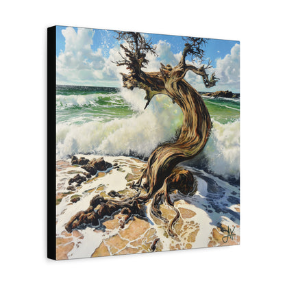 "Stormroot Bearing the Ninth Wave", Fine Art Matte Canvas, Stretched, 1.25"