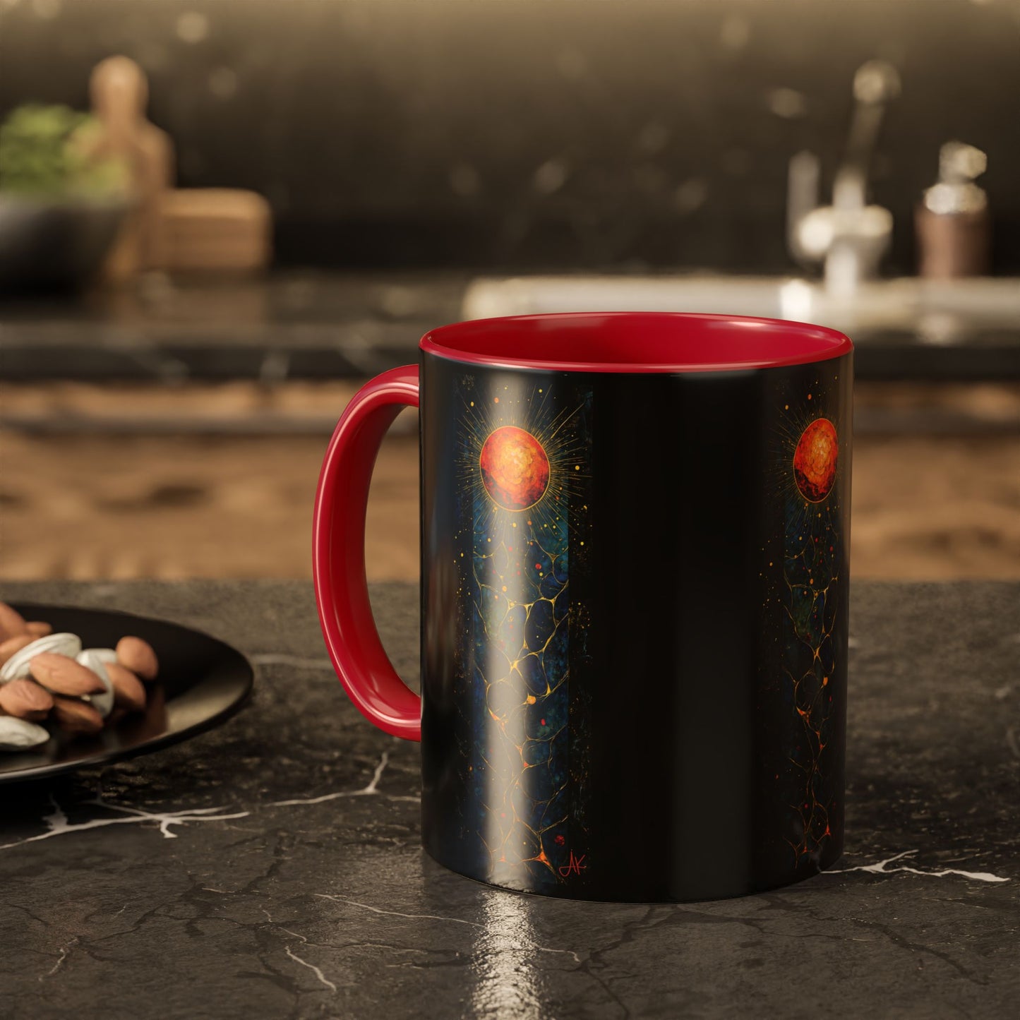"The Living Light (John 8:12)", Colorful Mugs (11oz, 15oz)