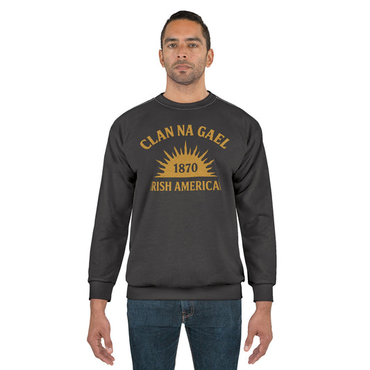 "Clan na Gael - Irish American", Unisex Sweatshirt (Raven Black)