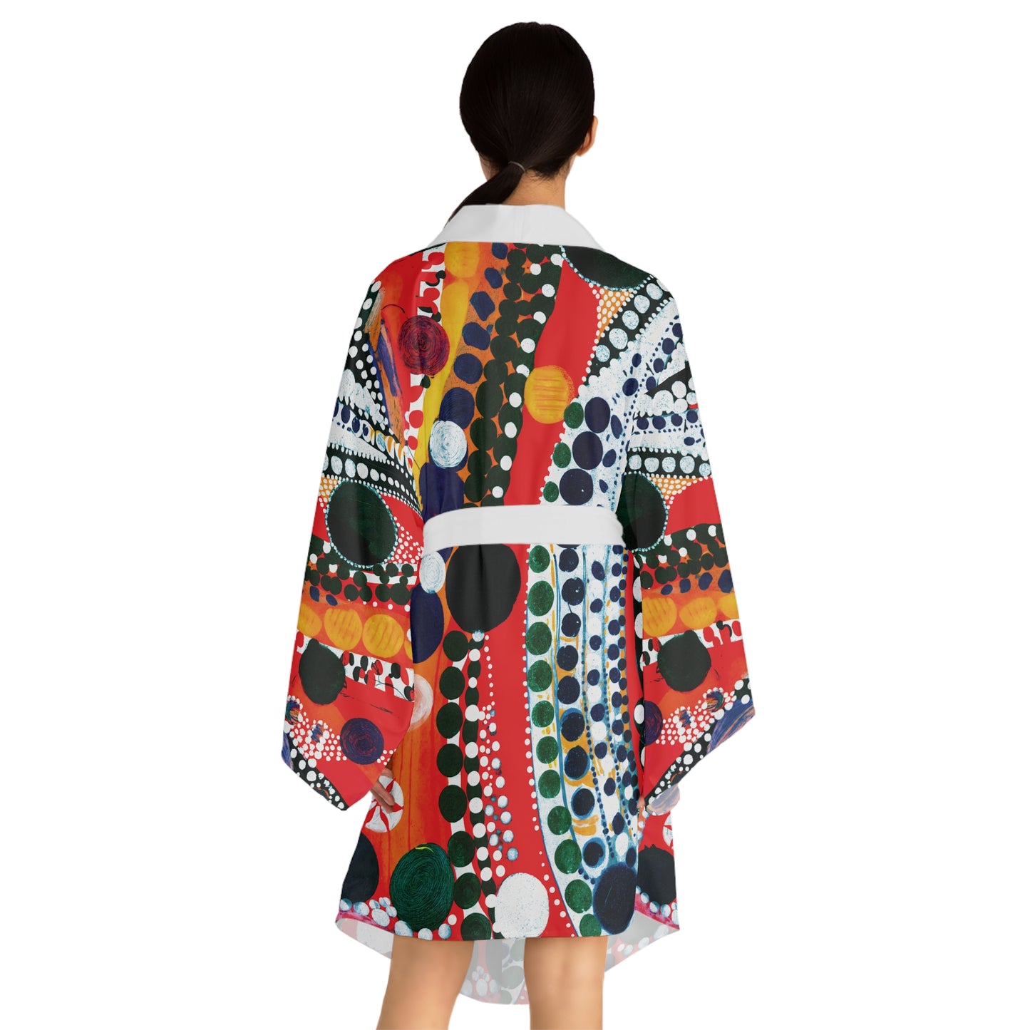 "Abstract 71", Long Sleeve Kimono Robe