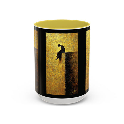 "In Darkest Hour He Is With Me", Colorful Mugs (11oz, 15oz)