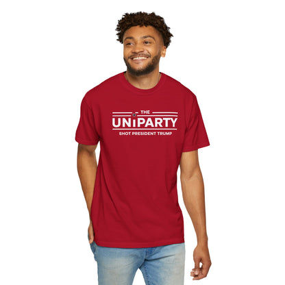"The Uniparty Shot President Trump" #03, Unisex T-shirt
