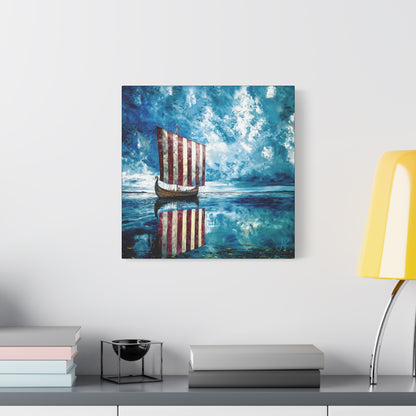 "First Keel at Cille Pheadair", Fine Art Matte Canvas, Stretched, 1.25"