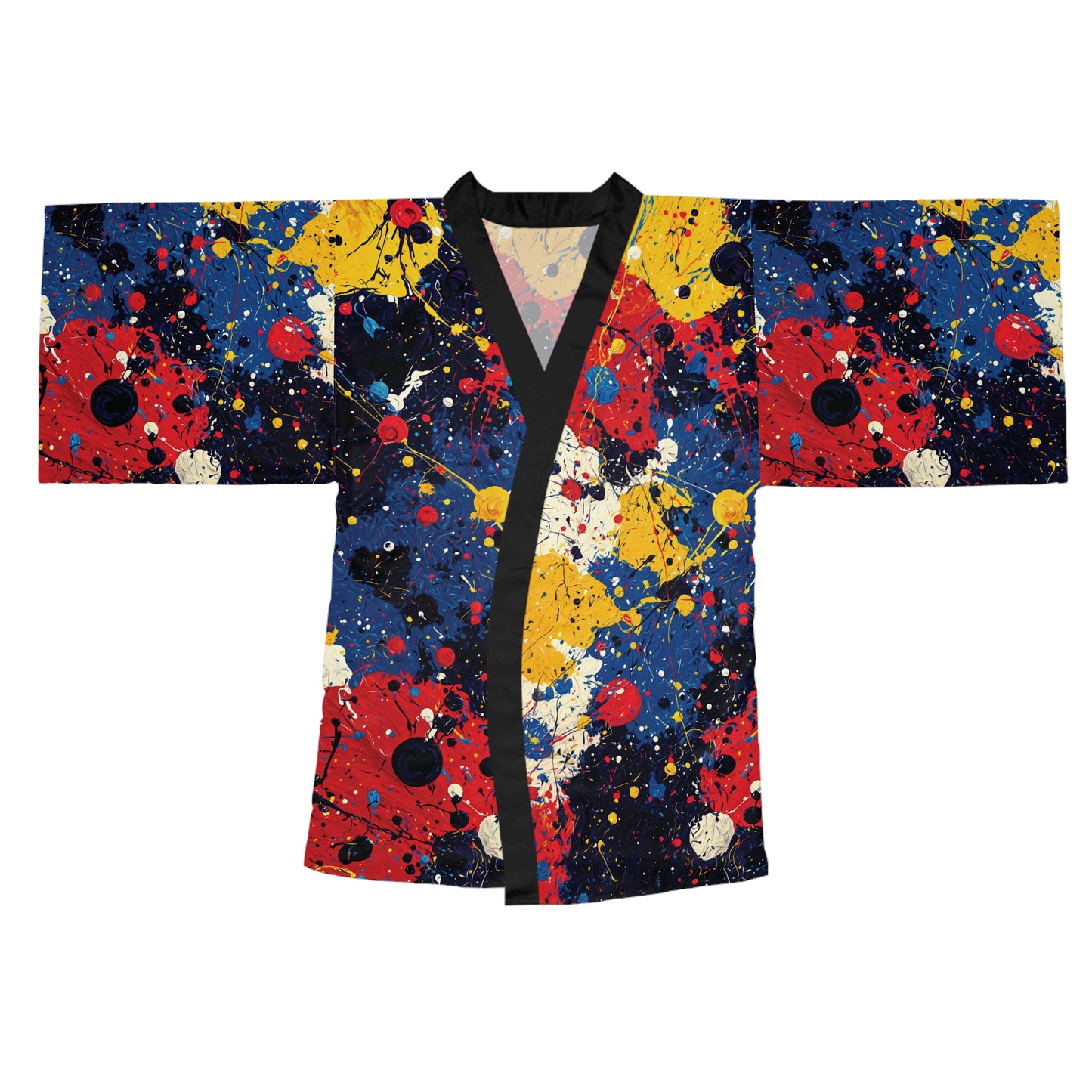 "Abstract 274", Long Sleeve Kimono Robe