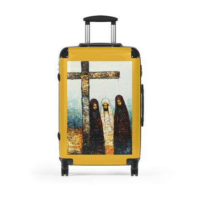 "At-the-Foot of the Cross - John 19:25", Suitcases (Yellow)