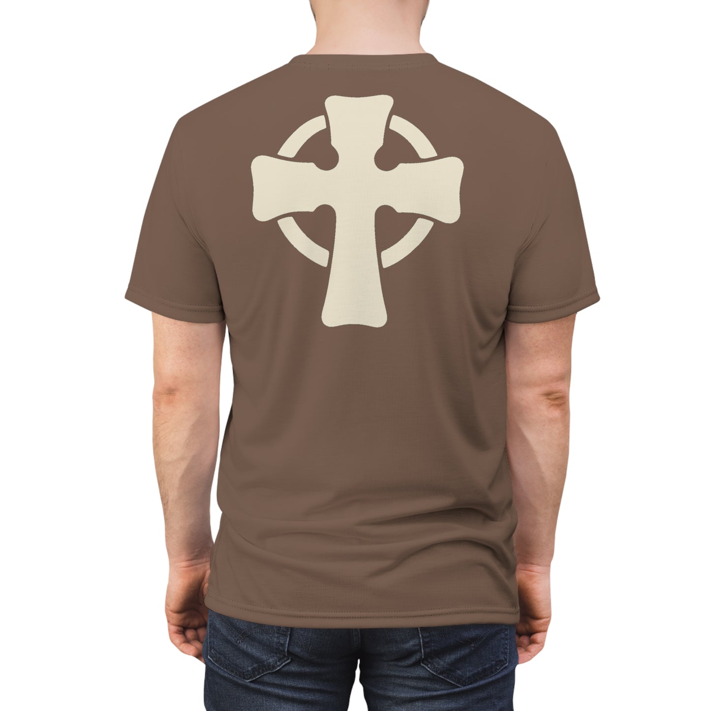 "Retro Jesus", Unisex T-shirt (Clove Brown)