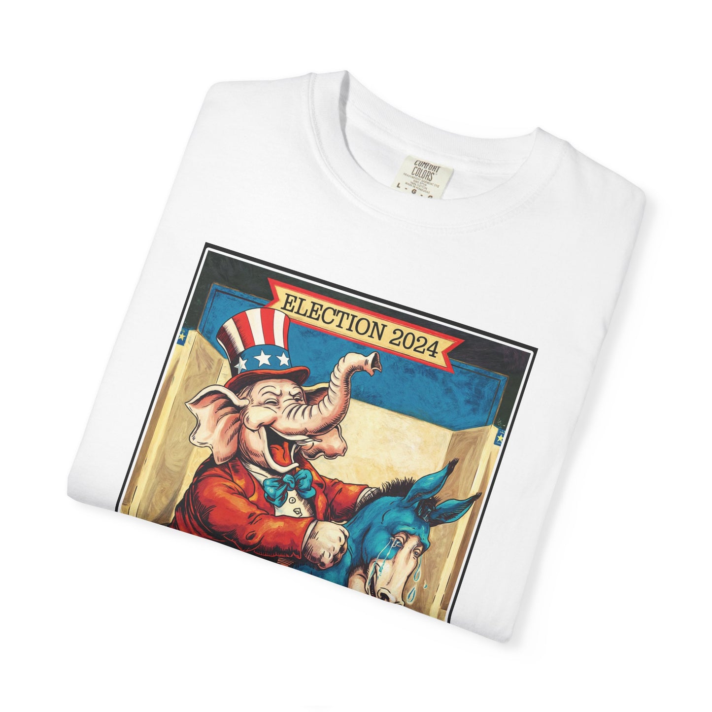 "MAGA Spanked the Donkeys 2024", Unisex T-shirt (Light Colors)