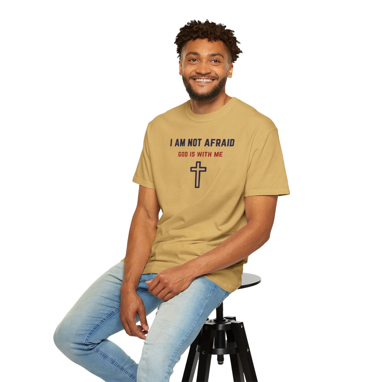 "I am not Afraid", Unisex T-shirt (Light Colors)