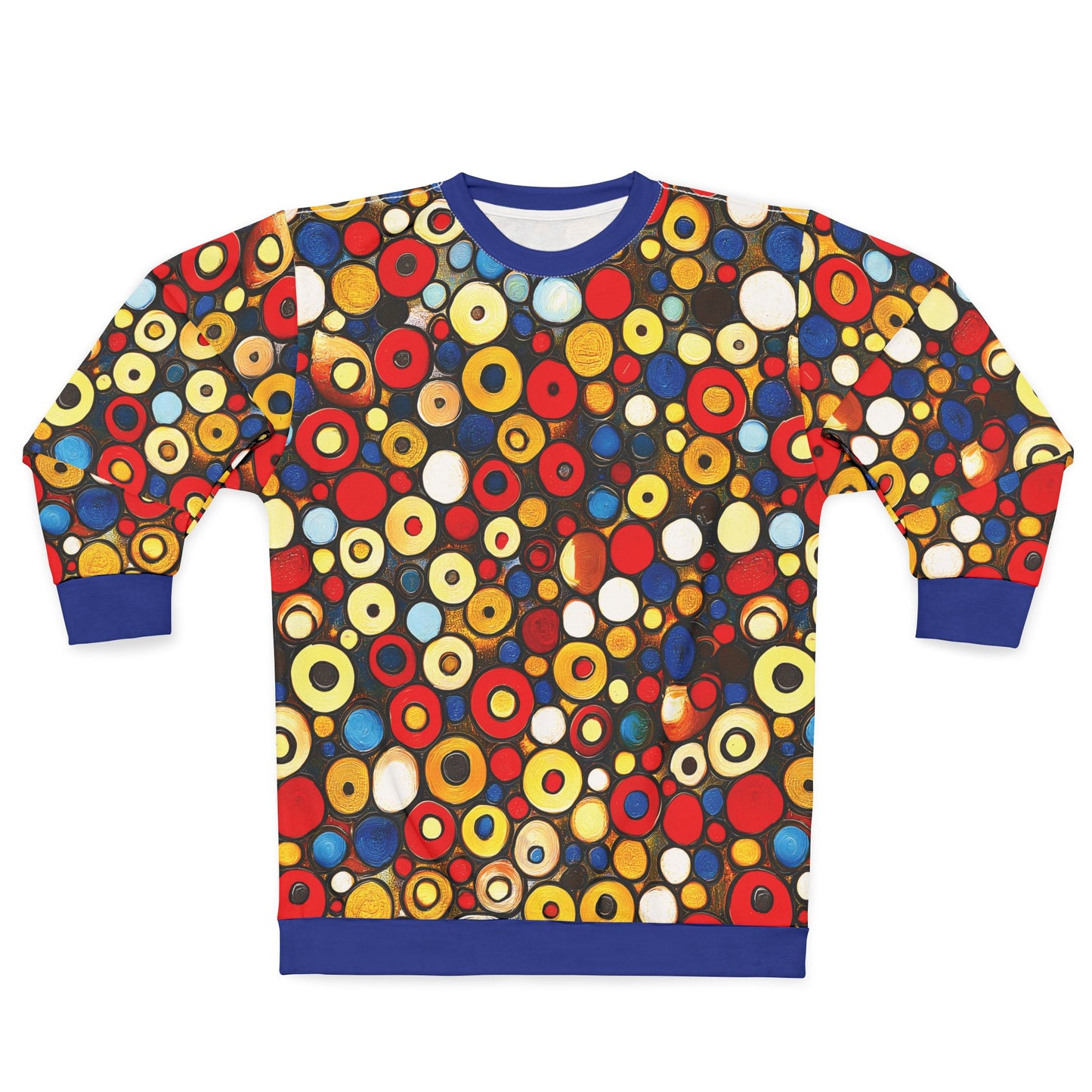 "Bits and Bobs", Unisex Sweatshirt (Klein Blue Collar)