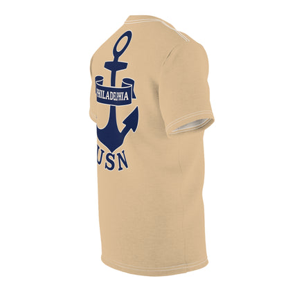 "USN Anchor", Unisex T-shirt (Sailor's Rope)