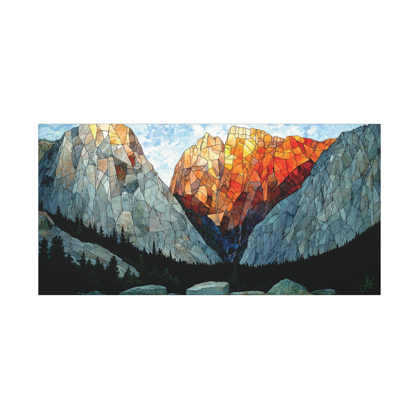 "After the Ice, Before the Gaels", Fine Art Matte Canvas, Stretched, 1.25"