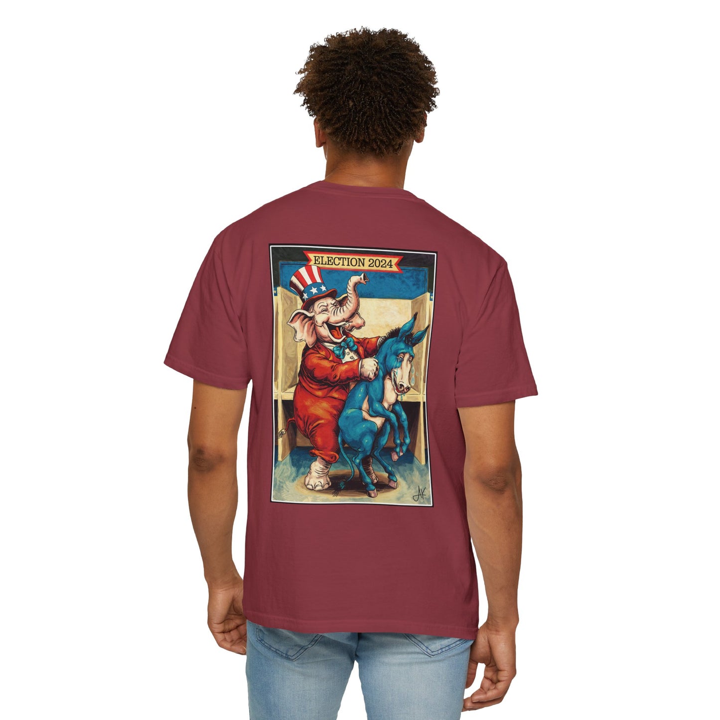 "MAGA Spanked the Donkeys 2024", Unisex T-shirt (Light Colors)