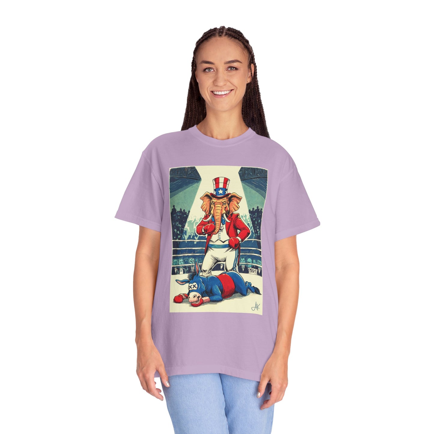 "Brutal Woke Knockout 2024", Unisex T-shirt (Light Colors)