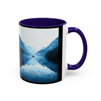 "Connected in Silence - Psalm 46:10", Colorful Mugs (11oz, 15oz)