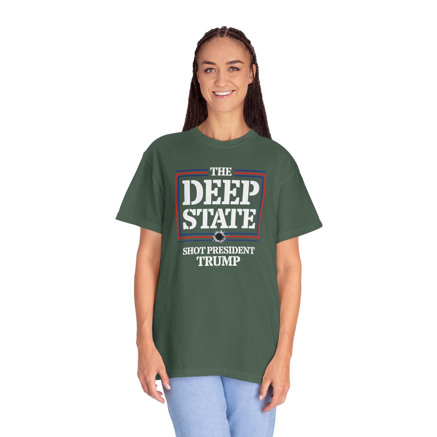 "The Deep State Shot President Trump" #01, Unisex T-shirt