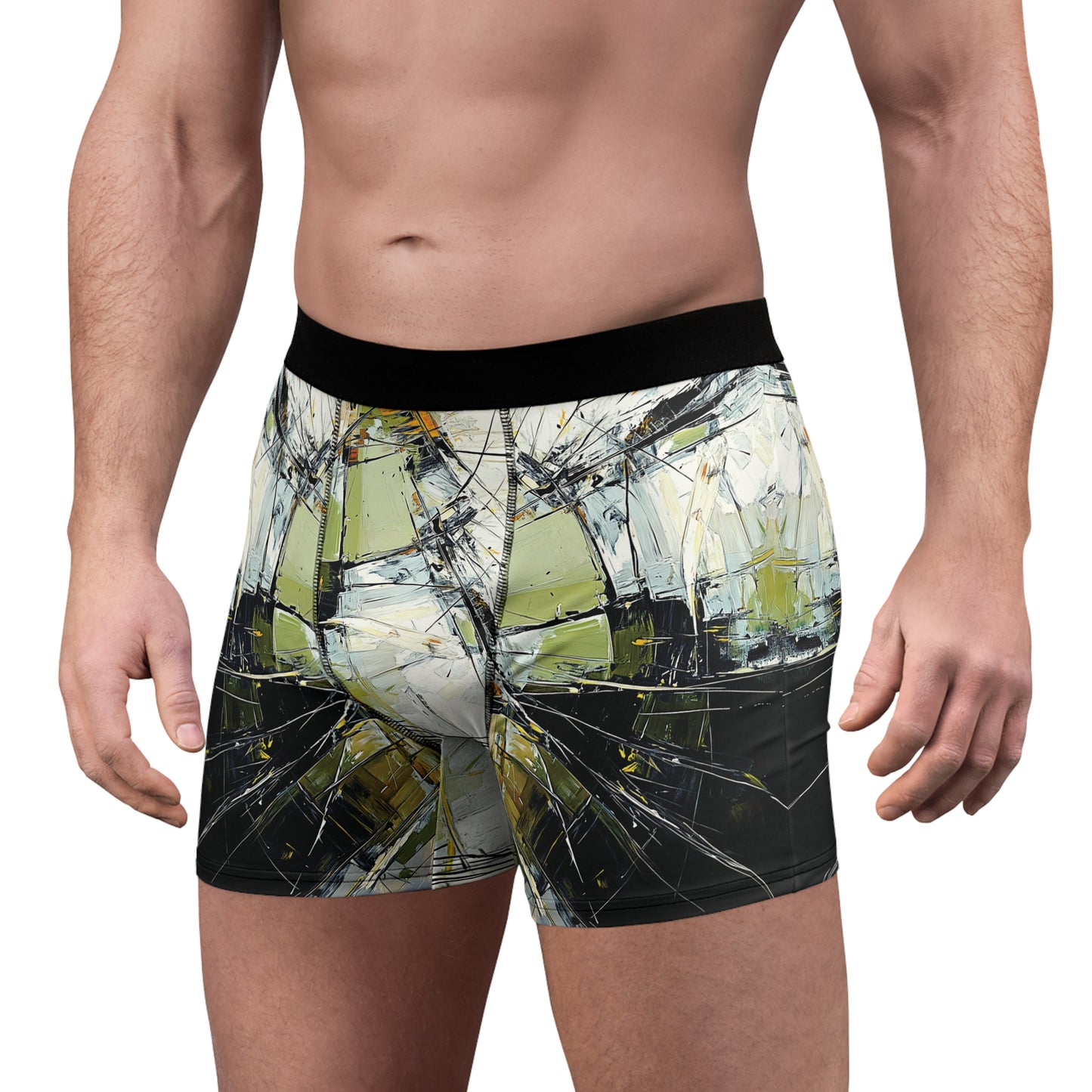 "Abstract 548", Men's Boxer Briefs