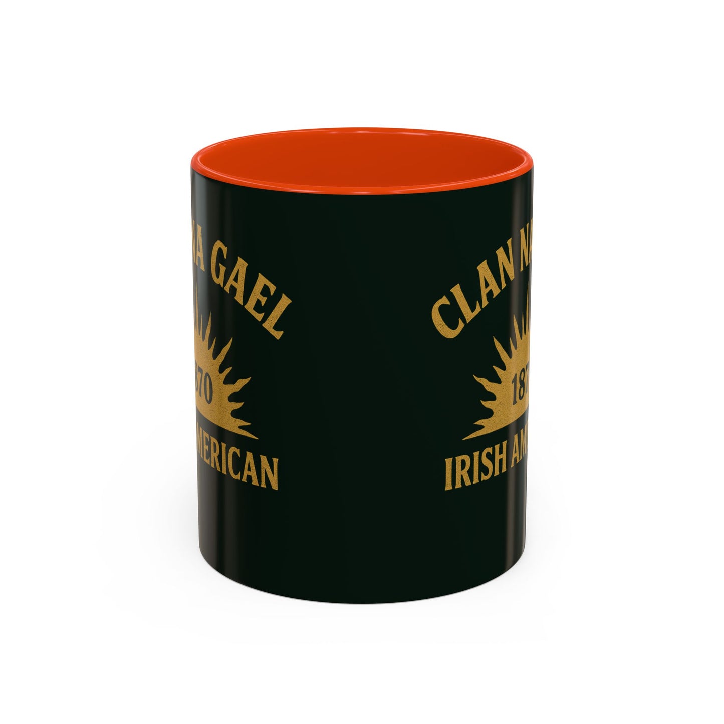 "Clan na Gael - Irish American", Colorful Mugs (11oz, 15oz) (Túath Green)