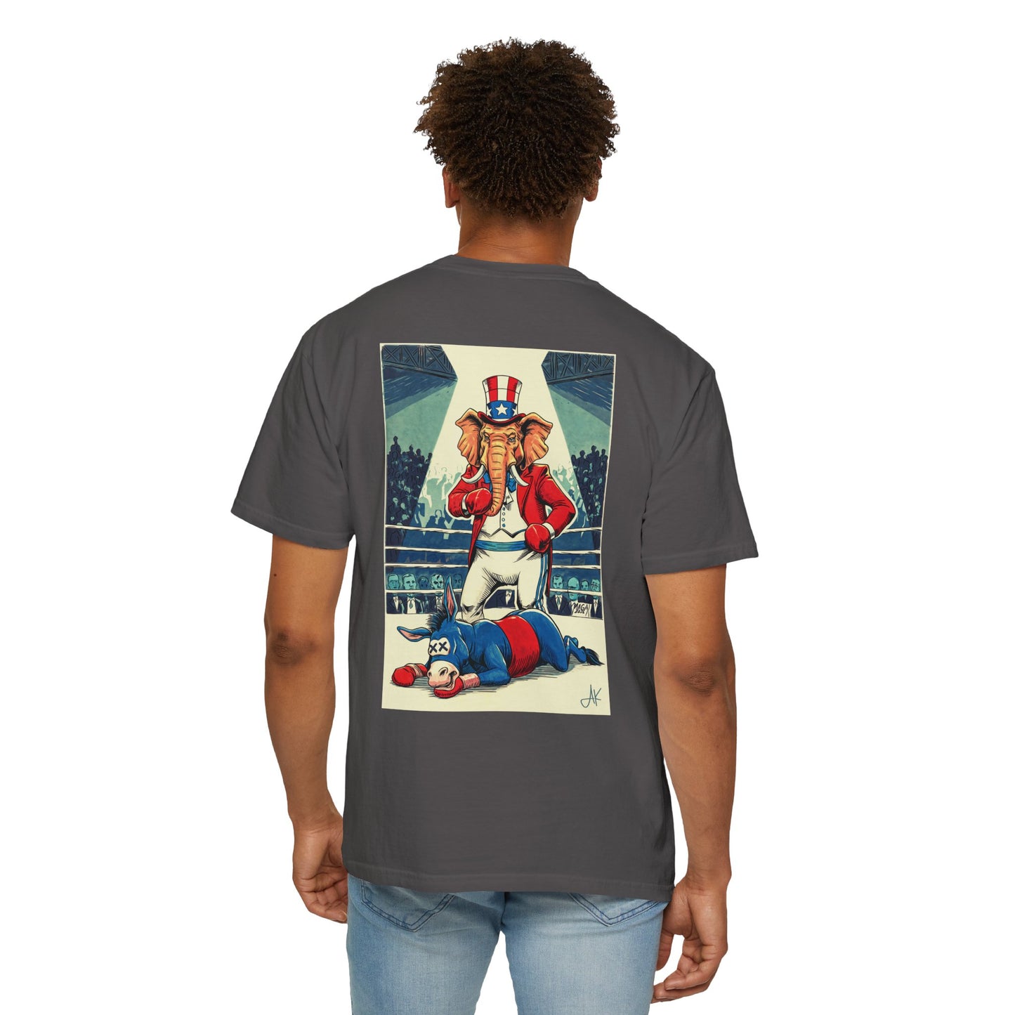 "Brutal Woke Knockout 2024", Unisex T-shirt (Dark Colors)