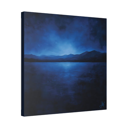 "Indigo Nights", Stretched Classic Canvas Fine Art Print