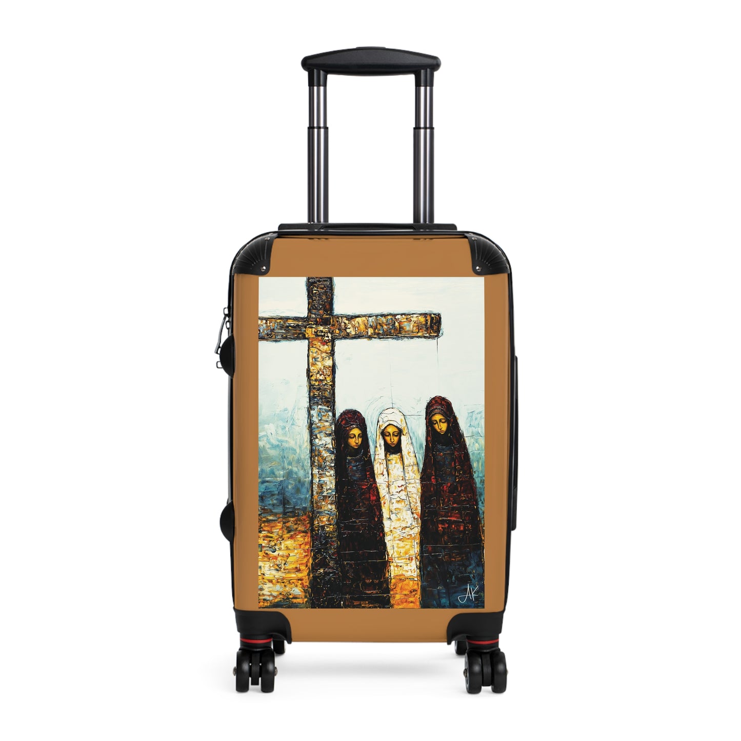 "At-the-Foot of the Cross - John 19:25", Suitcases (Light Brown)