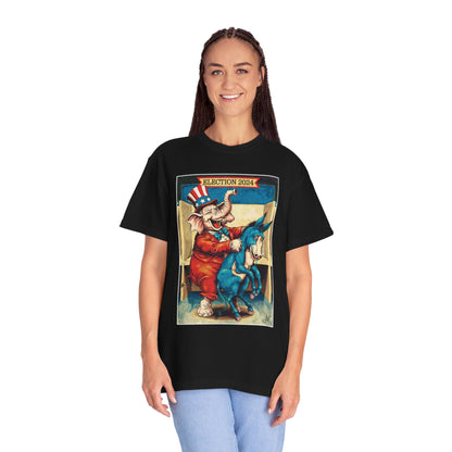 "MAGA Spanked the Donkeys 2024", Unisex T-shirt (Dark Colors)