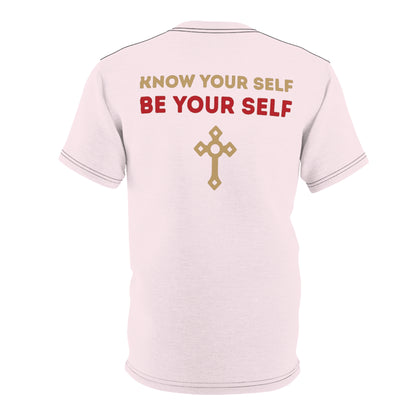 "Know Your Self", Unisex T-shirt (Pink Tutu)