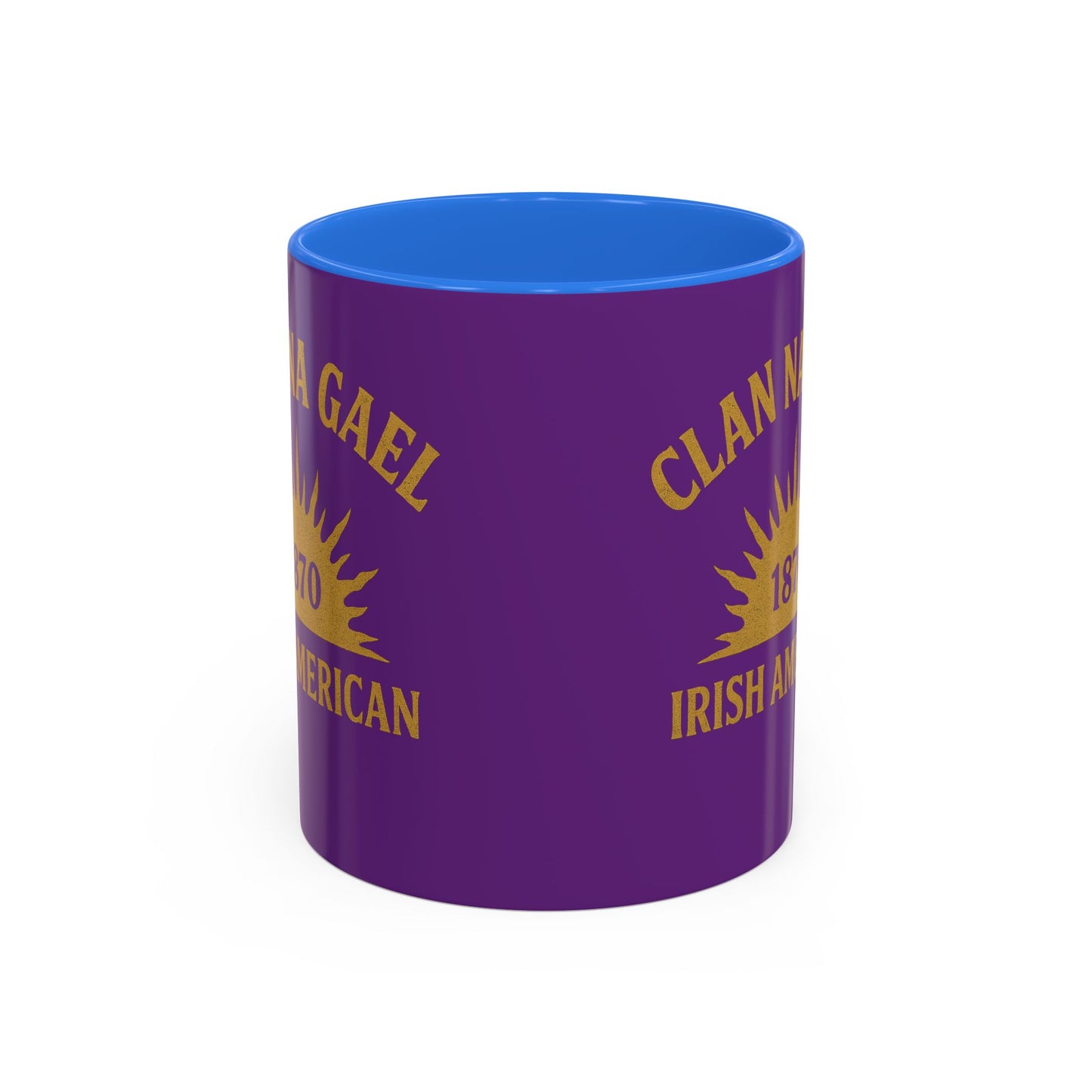 "Clan na Gael - Irish American", Colorful Mugs (11oz, 15oz) (Vesper Violet)