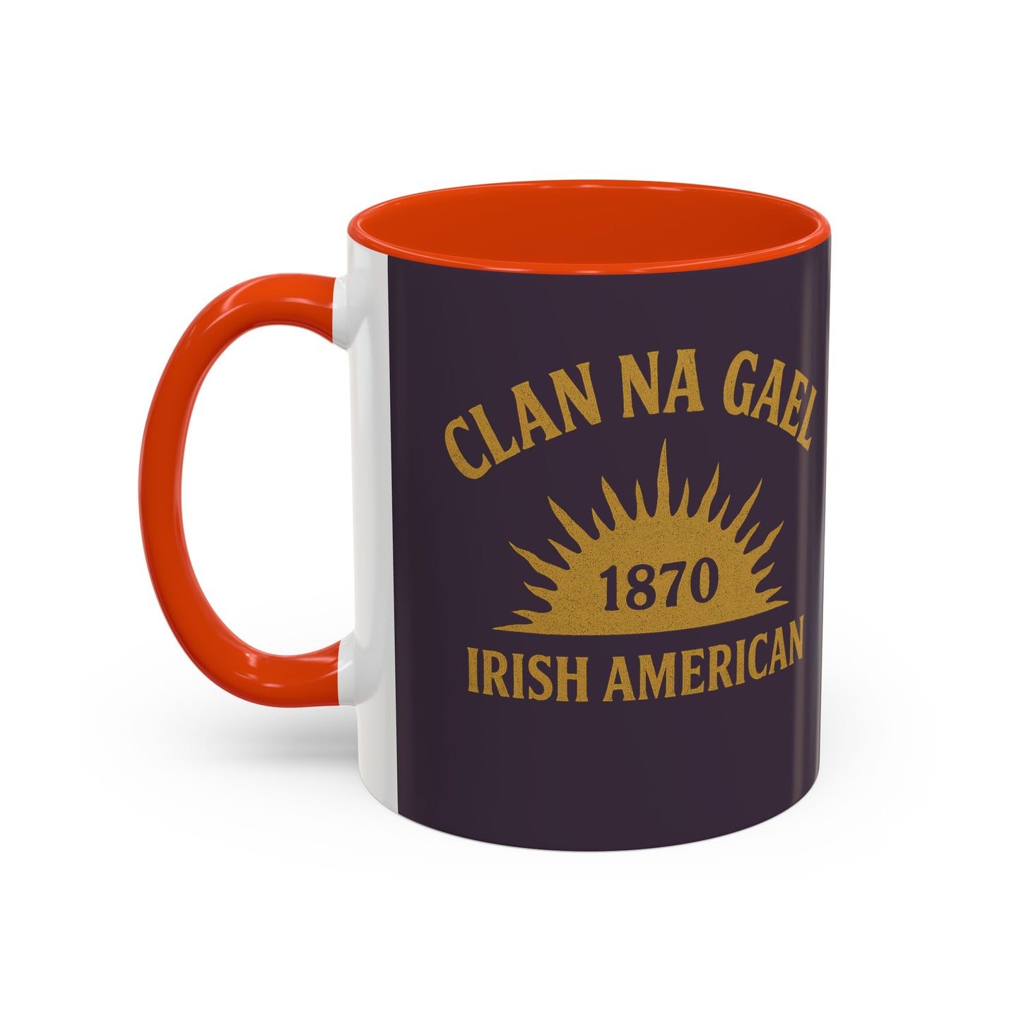 "Clan na Gael - Irish American", Colorful Mugs (11oz, 15oz) (Purple Verbena)
