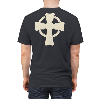 "Retro Jesus", Unisex T-shirt (Antarctic Deep)