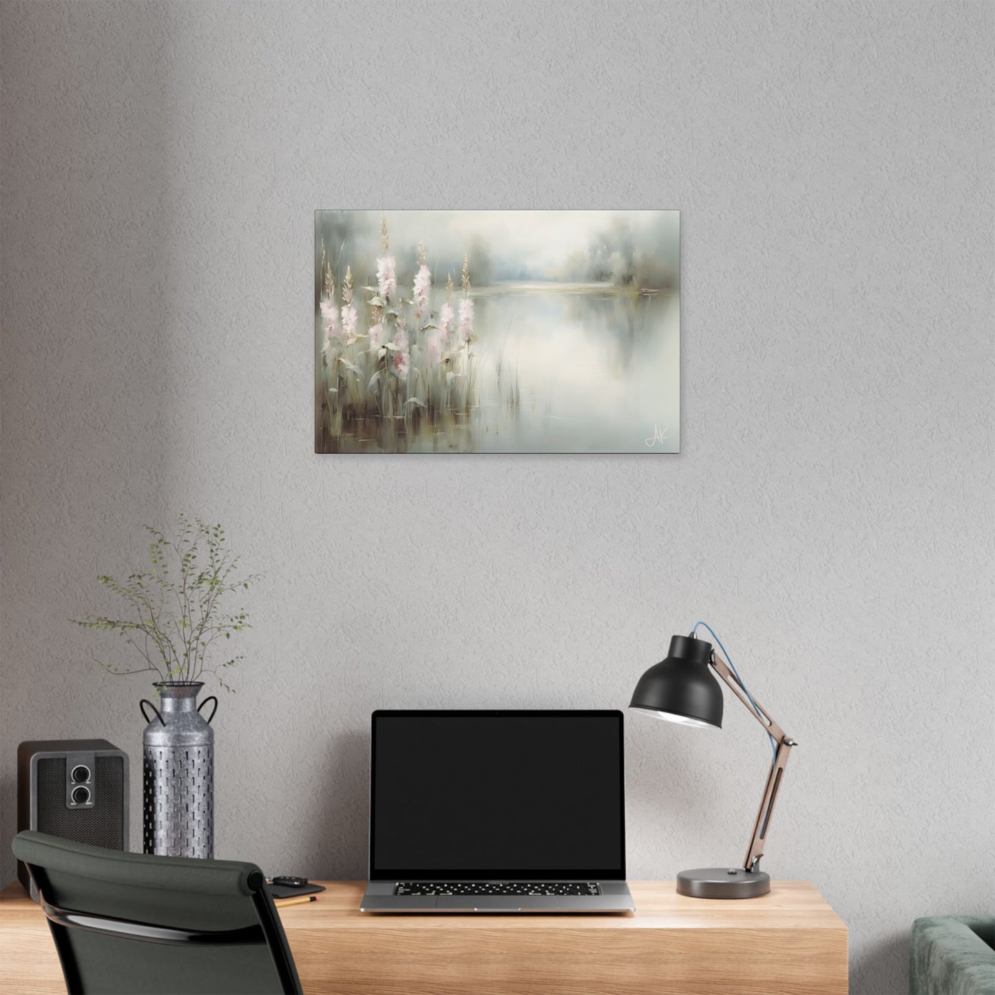 "Pink Rushes", Fine Art Classic Stretched Canvas