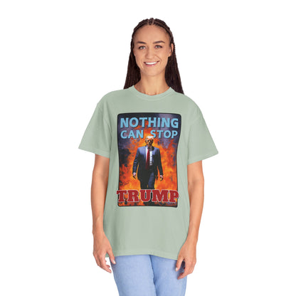 "Nothing Can Stop Trump", Unisex T-shirt (Light Colors)