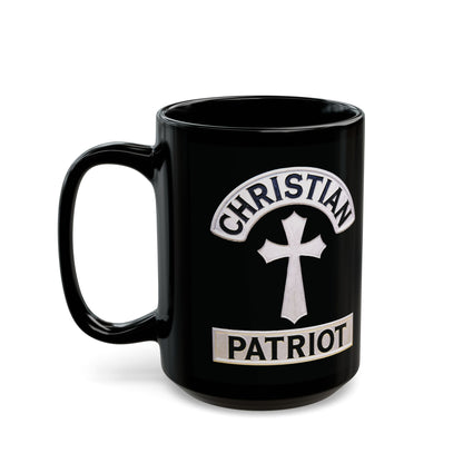 "Christian Patriot" #01, Black Mug (11oz & 15oz)