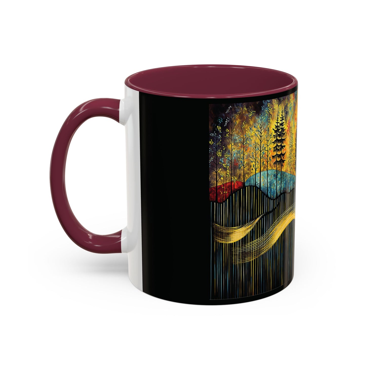 "Sacred Resonance", Colorful Mugs (11oz, 15oz)