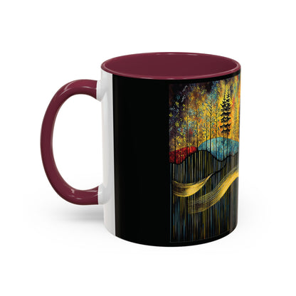 "Sacred Resonance", Colorful Mugs (11oz, 15oz)