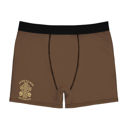 "Archie Kilmor Cross - Reforged" #01, Men's Boxer Briefs (Coffee Brown)