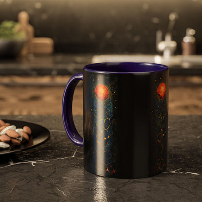 "The Living Light (John 8:12)", Colorful Mugs (11oz, 15oz)
