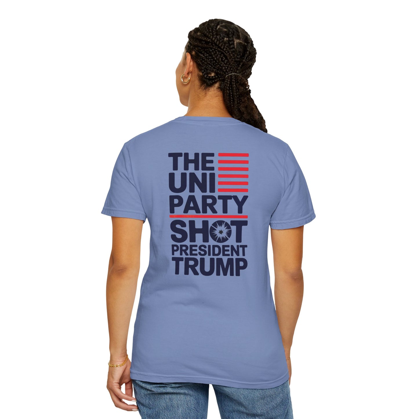 "The Uniparty Shot President Trump" #01, Unisex T-shirt