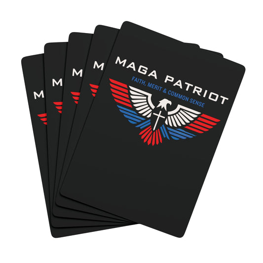 "MAGA Patriot" #01, Political Playing Cards (Void Black)