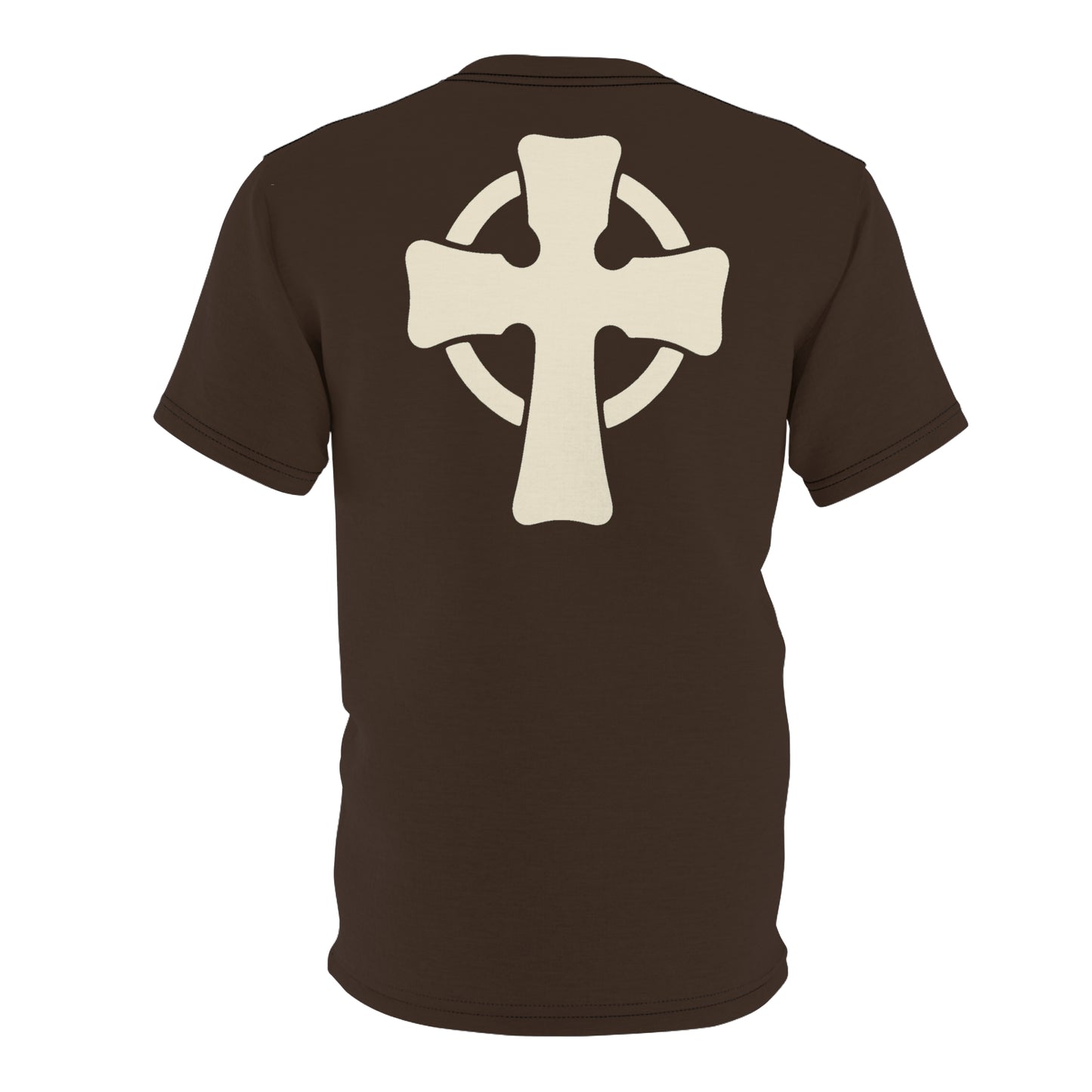 "Retro Jesus", Unisex T-shirt (Granite Brown)