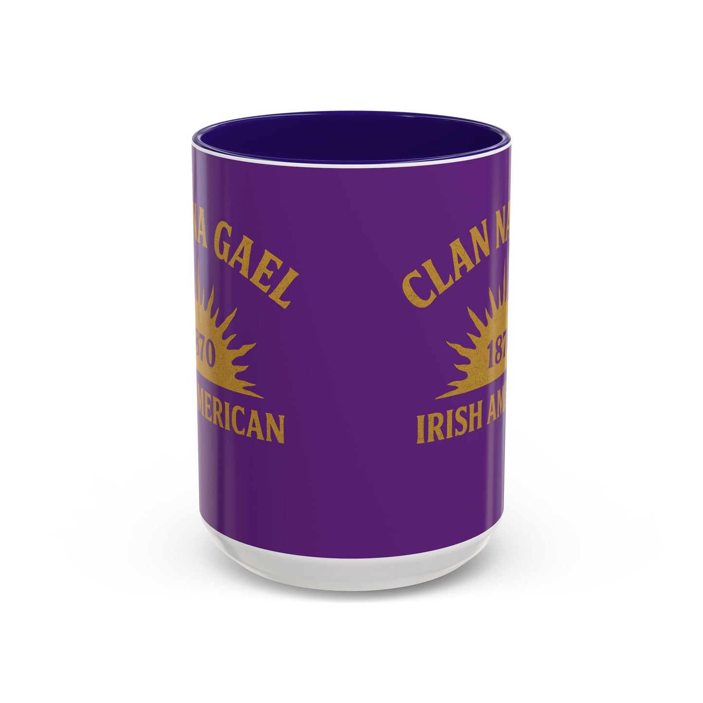 "Clan na Gael - Irish American", Colorful Mugs (11oz, 15oz) (Vesper Violet)