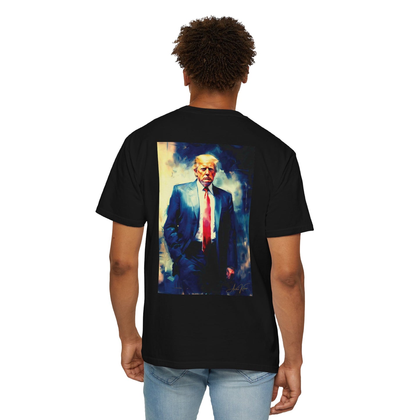 "Trump Portrait No. 6", Unisex T-shirt (Dark Colors)