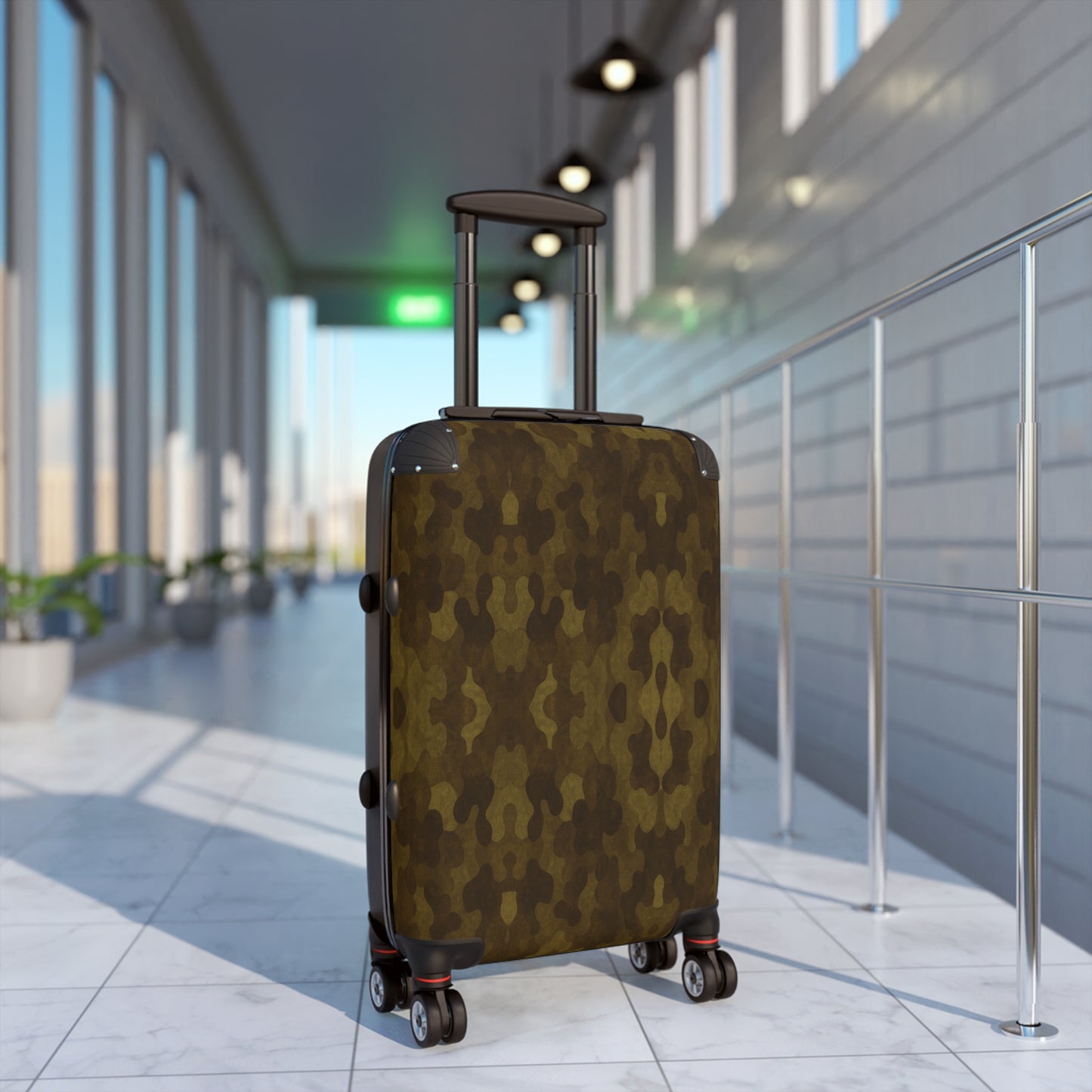"Swamp Recon Camouflage", Pattern Art Suitcases