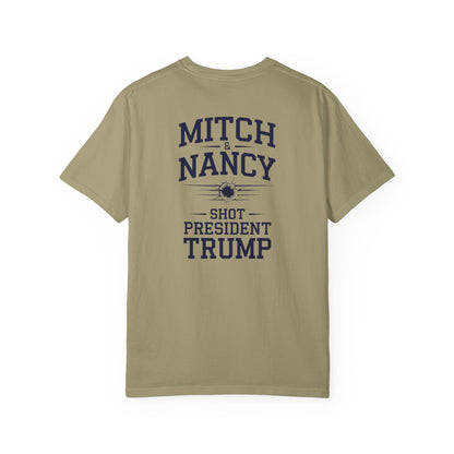 "Mitch & Nancy Shot President Trump", Unisex T-shirt
