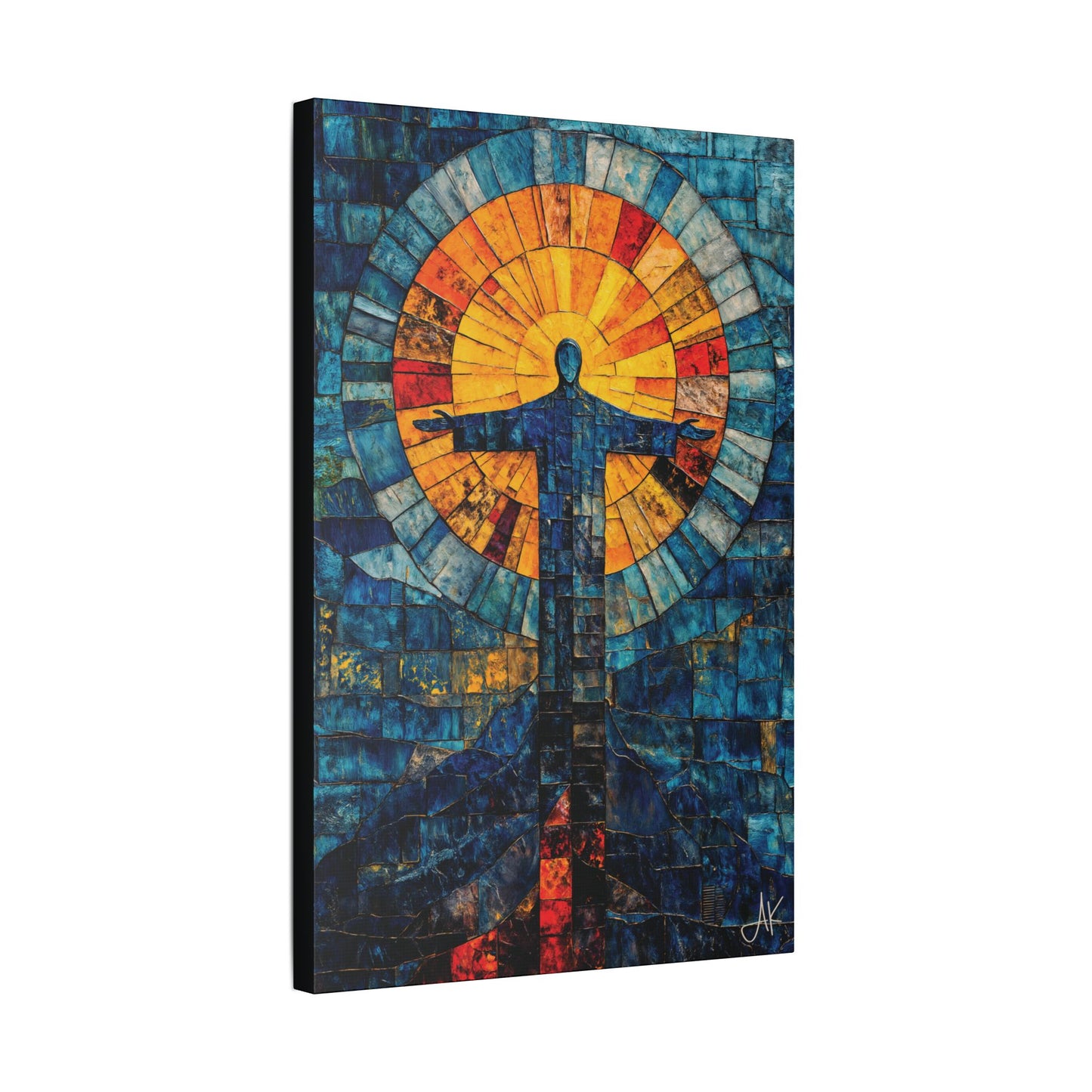 "Alpha and Omega - Revelation 22:13", Stretched Classic Canvas Fine Art Print