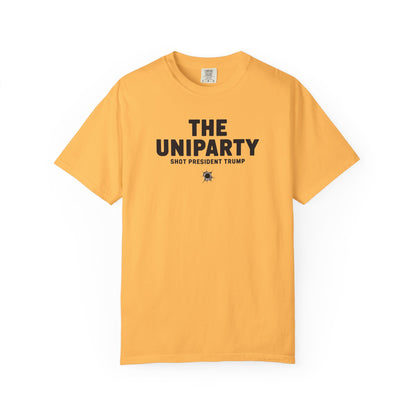 "The Uniparty Shot President Trump" #02, Unisex T-shirt