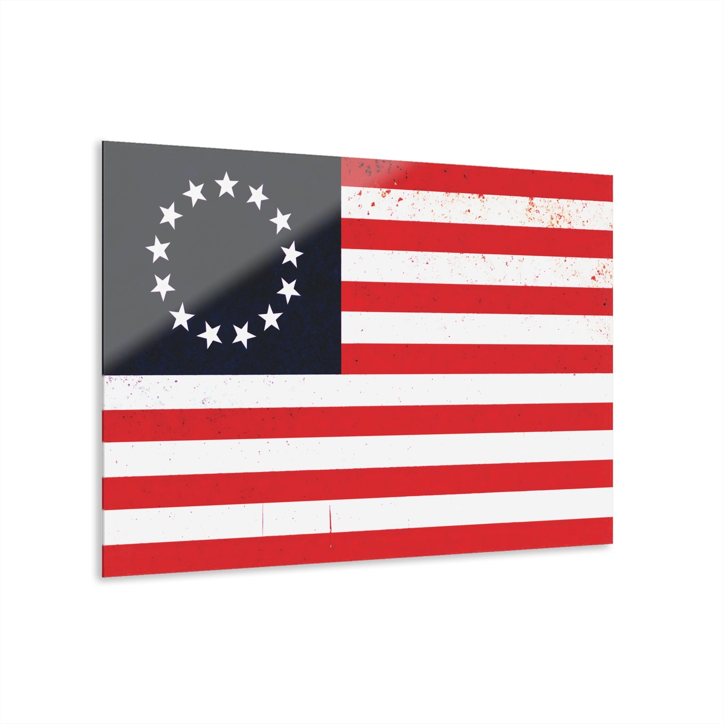 "Betsy Ross Flag", Fine Art Acrylic Wall Prints (French Cleat Hanging)