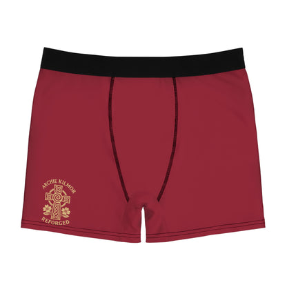 "Archie Kilmor Cross - Reforged" #01, Men's Boxer Briefs (Harvard Red)