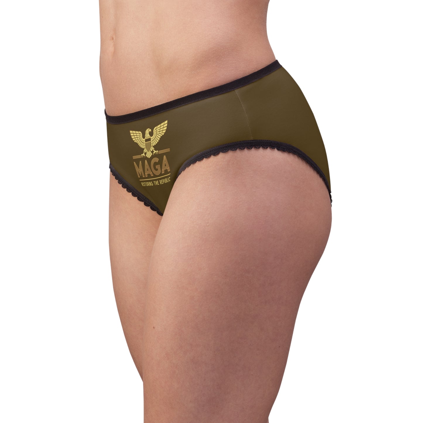 "MAGA - Restoring the Republic", Women's Briefs (Oathmetal)