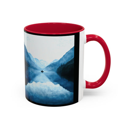 "Connected in Silence - Psalm 46:10", Colorful Mugs (11oz, 15oz)